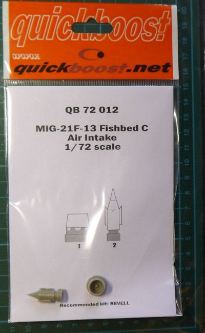 MiG-21F-13 Fishbed C Air Intake for Revell kit Quickboost