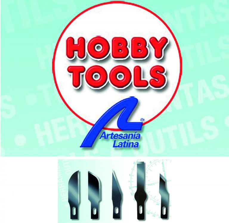 Set of assorted 5 Blades for cutter n.1