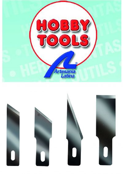 Set of Assorted 4 Blades for cutter n.5 Artesania Latina