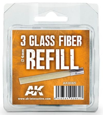 3 Glass Fiber Refill 4 mm AK-Interactive