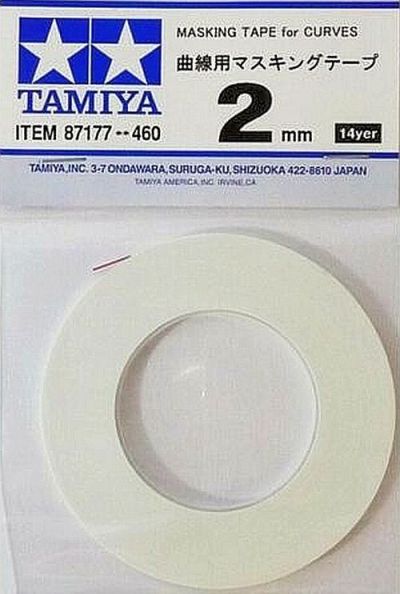 Masking Tape for Curves - 2mm Tamiya