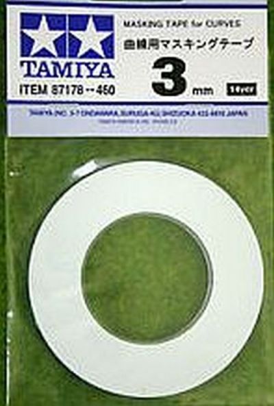 Masking Tape For Curves - 3mm Tamiya
