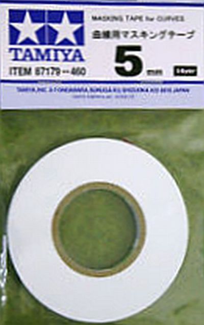 Masking Tape For Curves -  5 mm Tamiya