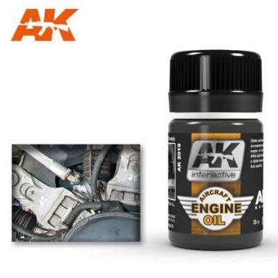 Aircraft  Engine Oil Pigment AK-INTERACTIVE
