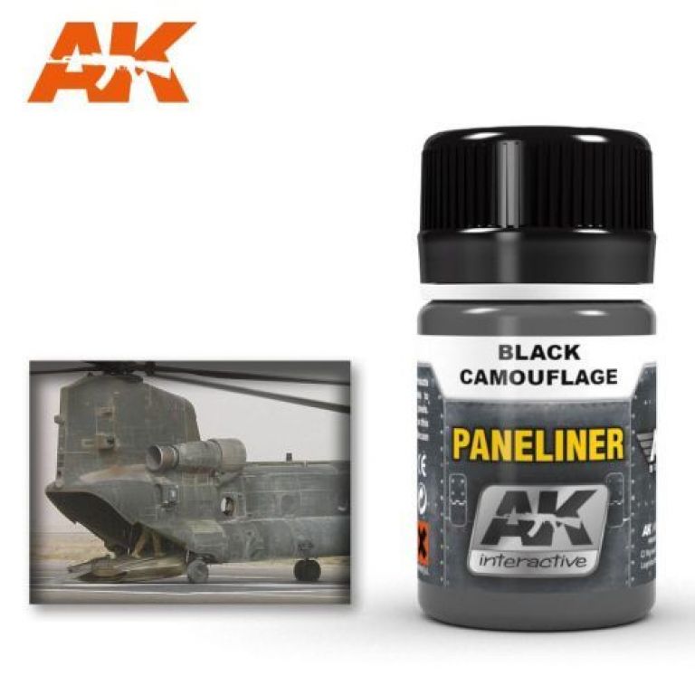 Panel Liner x Black Camouflage