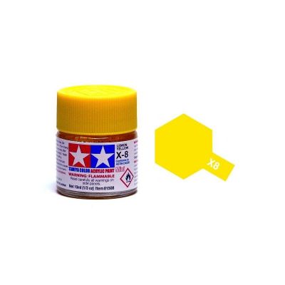X-8 Lemon Yellow (Gloss) Tamiya