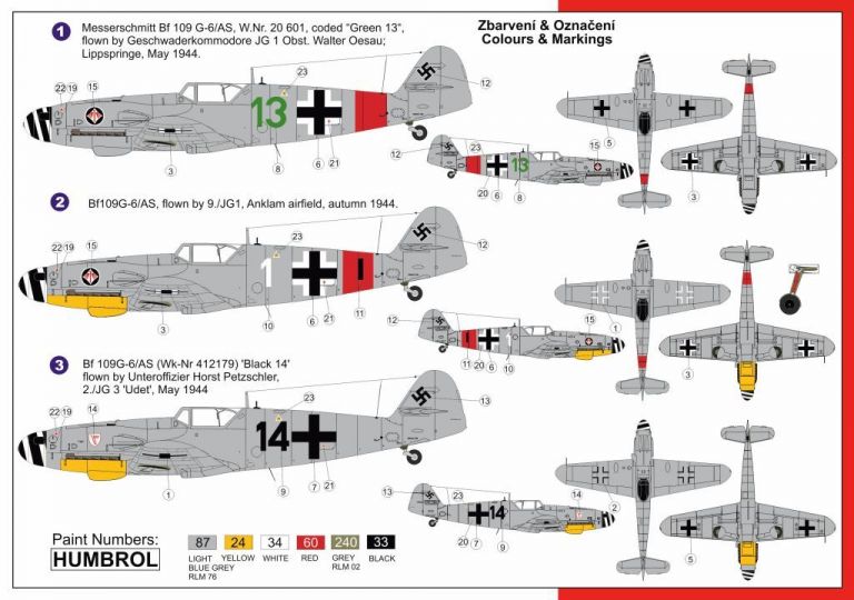 Messerschmitt BF 109G-6AS "Hohenjager"