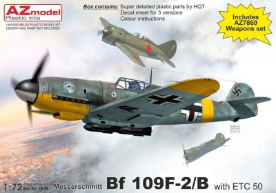 Messerschmitt Bf 109F-2/B with ETC 50 AZ MODEL