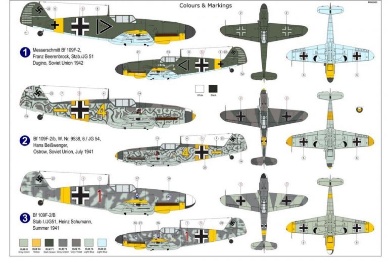 Messerschmitt Bf 109F-2/B with ETC 50 AZ MODEL