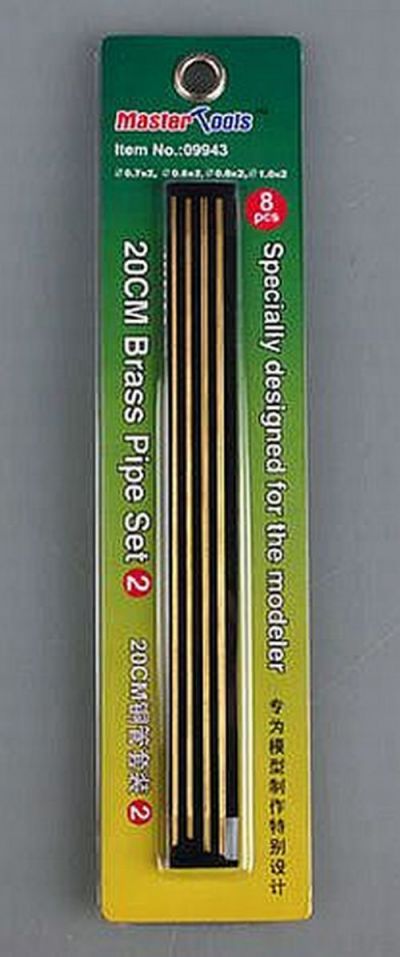 20 cm Brass Pipe / Messingrohr Set 1 Master Hobby Tools