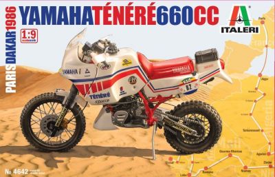 YAMAHA Ténéré 660cc Paris Dakar 1986 ITALERI