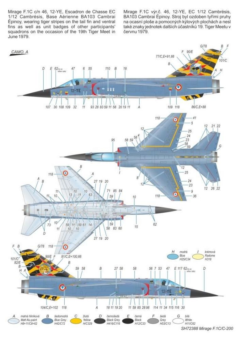 MIRAGE F.1 C/C-200 SPECIAL HOBBY