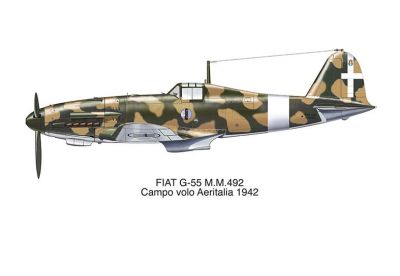 FIAT G.55 PAULLI ILLUSTRAZIONI