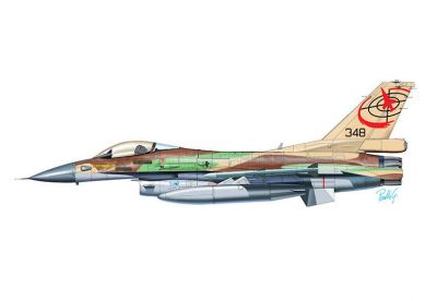 F 16C Barak PAULLI ILLUSTRAZIONI