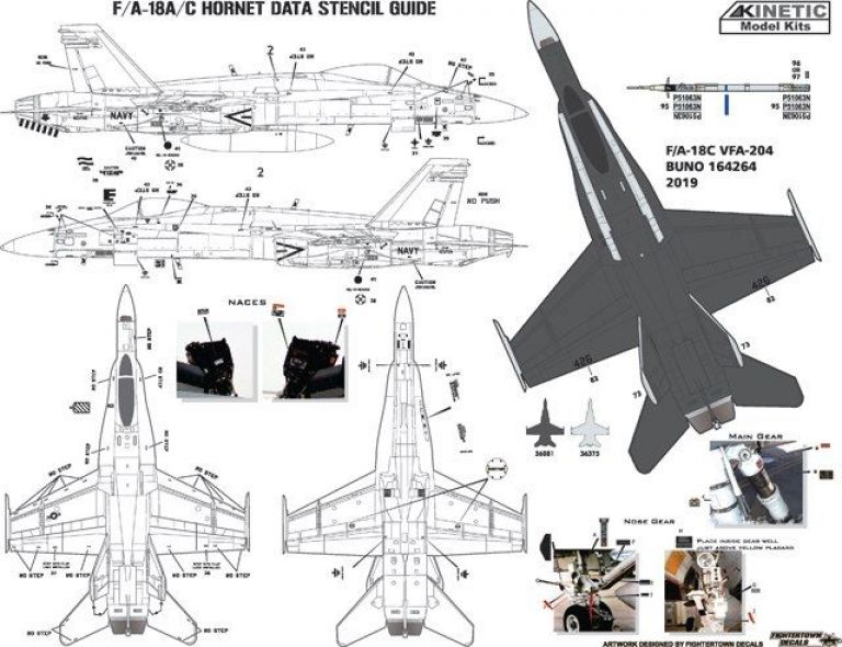 F/A-18A/C/D Aggressor VFC-12 & VFA-204