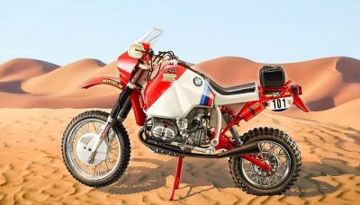 B.M.W. R 100 G/S Paris-Dakar 1985 Italeri