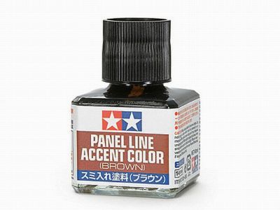 Panel Line Accent Color (Brown) Tamiya