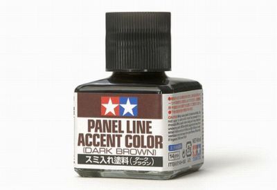 Panel Line Accent Color (Dark Brown) Tamiya