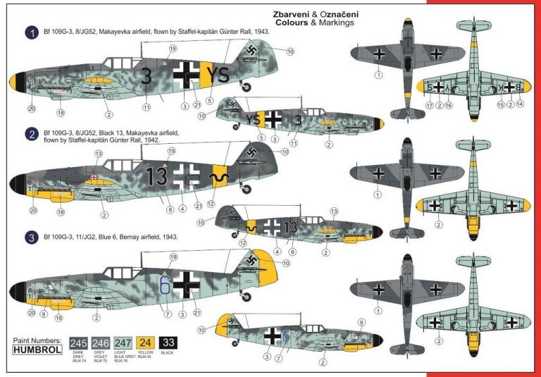 Bf 109G-3 "High Altitude Gustav" AZ Model