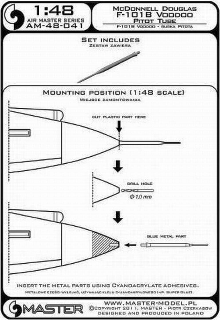 F-101B Voodoo - Pitot Tube
