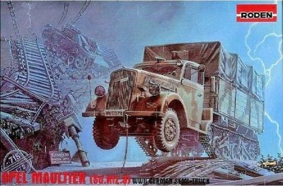 Opel Maultier (Sd.Kfz.3) WWII German Semi-Truck RODEN