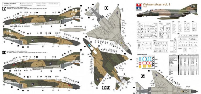 Vietnam Aces vol.1-F-4 C Phantom II Hobby 2000