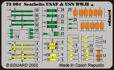 Seatbelts USAF & USN WW.II Eduard