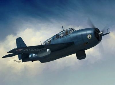 Grumman TBM-3S/ Avenger AS.4 (2 markings FAA, RCN) Sword