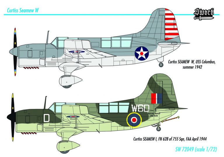 Curtiss SO3C Seamew Wheeled Version Sword