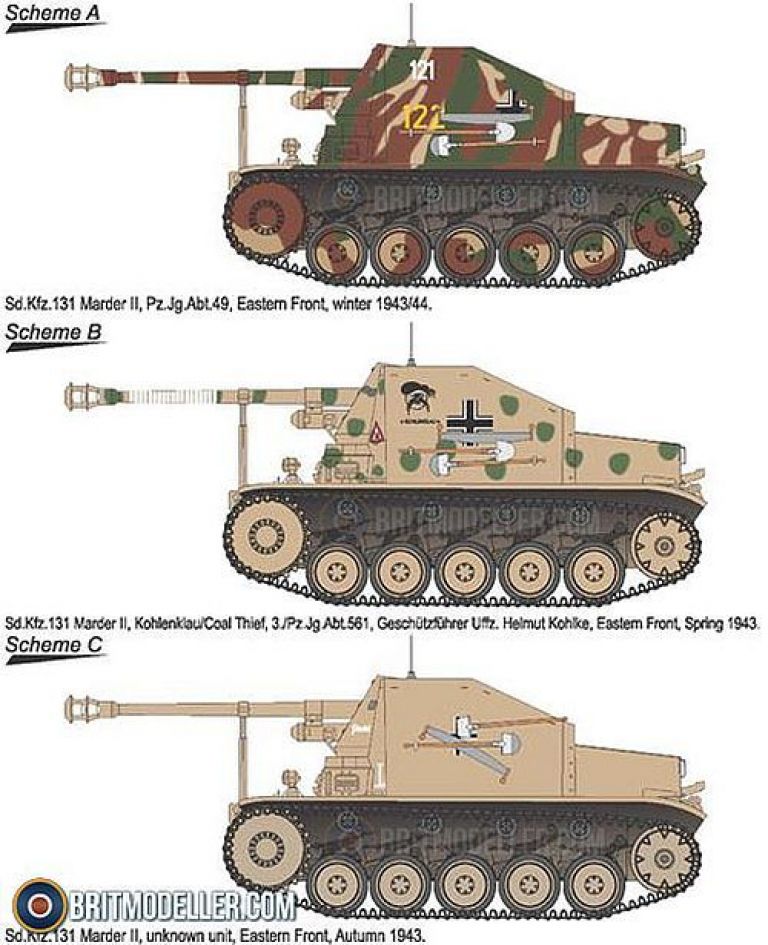 Sd.Kfz.131 Marder II 7.5cm Pak 40/2