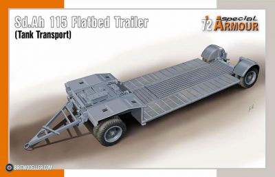 Sonderanhänger Sd.Ah. 115 Flatbed Trailer Special Hobby