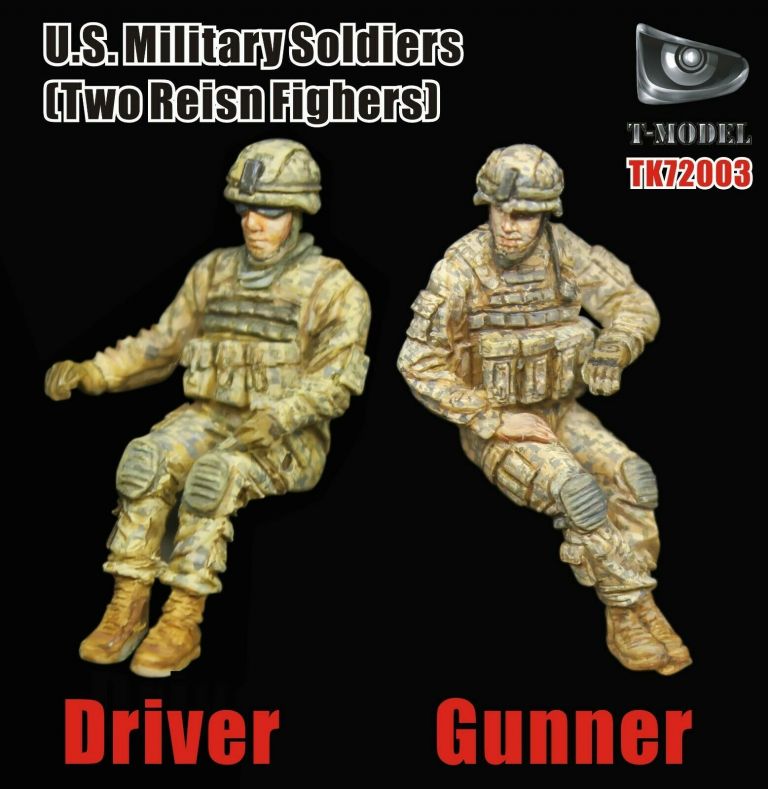 U.S.Military Soldiers (Two Reisn Fighters) in 1:72