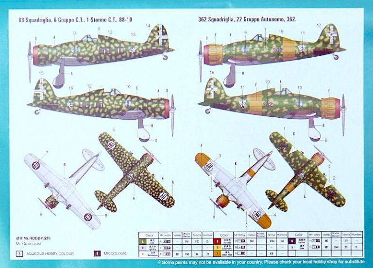 Macchi MC.200 Saetta HOBBY BOSS