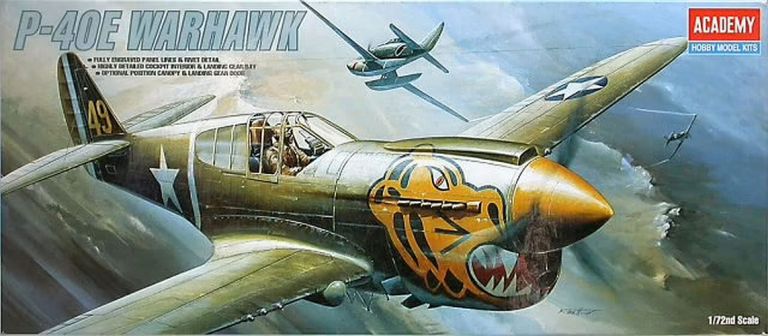 P-40E Warhawk + PE Sheet + Masks  EDUARD