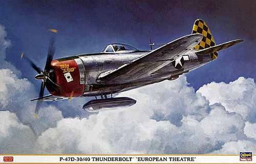 P-47D-30/40 Thunderbolt 'European Theatre' Hasegawa