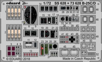 B-25 C/D 1:72 PE SET EDUARD