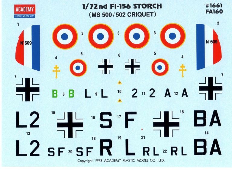 Fieseler Fi. 156 Storch (MS 500/502 Criquet)
