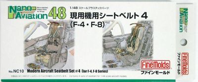 Modern Aircraft Seatbelt Set 4 1/48 Scale Fine Molds