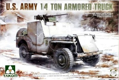 U.S. Army 1/4 Ton Armored Truck Takom