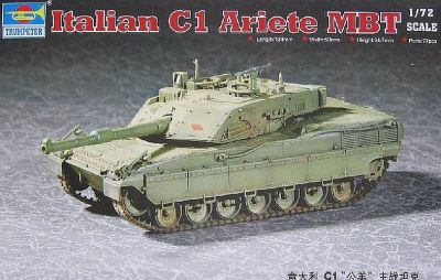 Italian C1 Ariete MBT Trumpeter