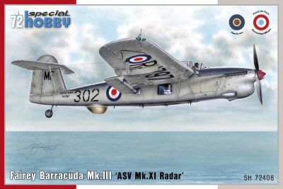 Barracuda Mk.III ASW MK.XI Radar in 1:72 SPECIAL HOBBY