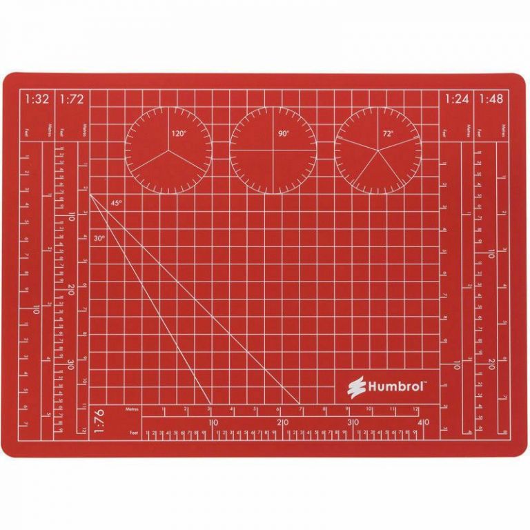 Model making cutting mat A4 - Modellbau-Schneidematte A4