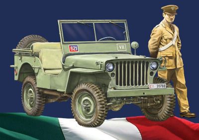 WILLYS JEEP 1/4 TON 4X4 ARMA DEI CARABINIERI Italeri