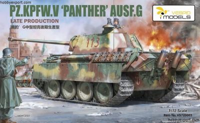 Pz.Kpfw. V  Panther  Ausf. G Late Production Vespid Models
