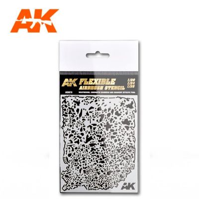 FLEXIBLE AIRBRUSH STENCIL 1/20 - 1/24 - 1/35 AK-Interactive