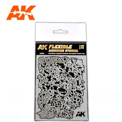 FLEXIBLE AIRBRUSH STENCIL 1/48 - 1/72 AK-Interactive