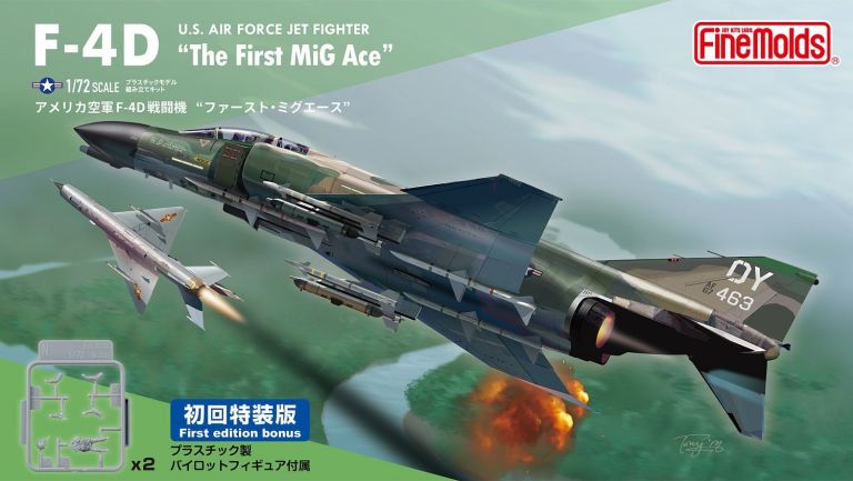 U.S. Air Force Jet Fighter F-4D "The First MiG Ace" 1:72