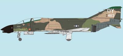 U.S. Air Force Jet Fighter F-4D "The First MiG Ace" 1:72 Fine Molds