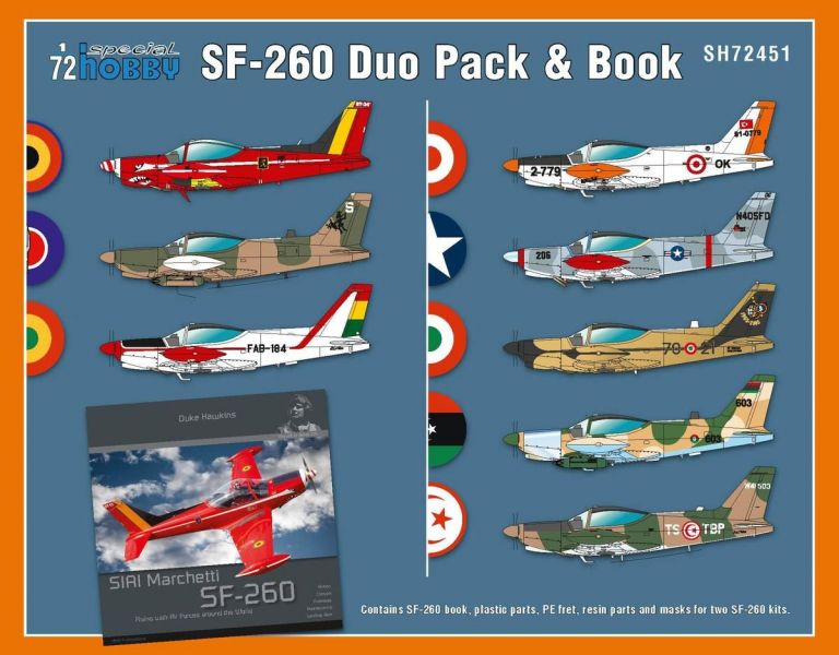 SIAI-Marchetti SF-260 Duo Pack & Book — Limited Edition