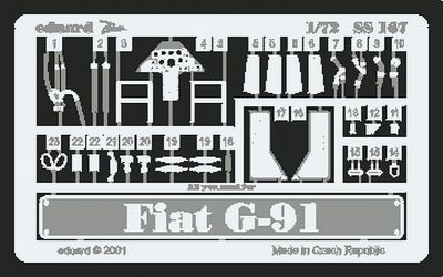 Fiat G-91 PE Set EDUARD